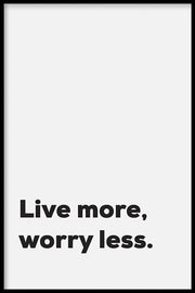 Poster met tekst