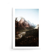 Gebergte pad poster