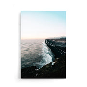 Zwart strand poster