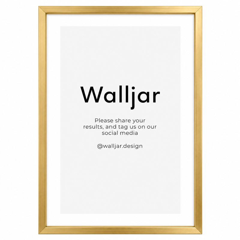 Aluminium mat Goud